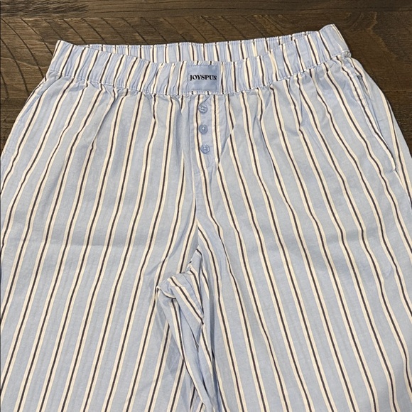 Joyspun Plaid and Stripe Cotton Pajama Pants 2 Pair Set Relaxed Fit Lounge XS - Picture 7 of 16